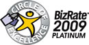 BizRate 2009 Platinum Seal